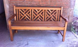 cross back bench